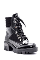 Women's Patent Leather Boots | Derimod Women's Patent Leather Boots | Derimod