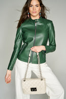 Flora Kadın Deri Ceket | Derimod Flora Kadın Deri Ceket | Derimod