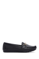 Kadın Siyah Toka Detaylı Loafer | Derimod Kadın Siyah Toka Detaylı Loafer | Derimod