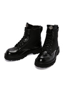 Harley Davidson Men's Black Jesus Exc Laced Leather Boots | Derimod Harley Davidson Men's Black Jesus Exc Laced Leather Boots | Derimod