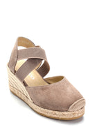 Women's Leather Suede Detailed Espadrilles | Derimod Women's Leather Suede Detailed Espadrilles | Derimod
