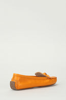 Sarı Kadın Deri Loafer | Derimod Sarı Kadın Deri Loafer | Derimod