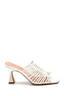 Women's Casual Heeled Slippers | Derimod Women's Casual Heeled Slippers | Derimod