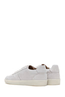 Men's Stone Color Nubuck Leather Sneaker | Derimod Men's Stone Color Nubuck Leather Sneaker | Derimod