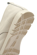 Women's Beige Lace-Up Leather Comfort Shoes | Derimod Women's Beige Lace-Up Leather Comfort Shoes | Derimod
