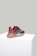 Bordo Kadın Deri Spor Ayakkabı | Derimod Bordo Kadın Deri Spor Ayakkabı | Derimod