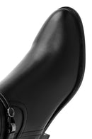 Women's Black Zippered Accessory Detailed Boots | Derimod Women's Black Zippered Accessory Detailed Boots | Derimod
