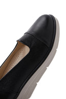 Women's Black Leather Comfort Loafer | Derimod Women's Black Leather Comfort Loafer | Derimod