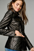 LAURA WOMEN'S LEATHER JACKET | Derimod LAURA WOMEN'S LEATHER JACKET | Derimod
