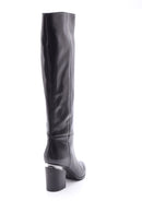 Women's Heeled Leather Boots | Derimod Women's Heeled Leather Boots | Derimod