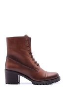 Women's Lace-Up Heeled Boots | Derimod Women's Lace-Up Heeled Boots | Derimod