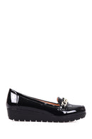 Women's Wedge Heeled Shoes with Chain Detail | Derimod Women's Wedge Heeled Shoes with Chain Detail | Derimod