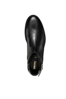 Geox Men's Black U Decio Zippered Leather Boots | Derimod Geox Men's Black U Decio Zippered Leather Boots | Derimod