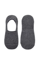 Erkek Gri Pamuklu Patik Çorap | Derimod