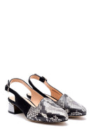 Women's Snakeskin Detailed Shoes | Derimod Women's Snakeskin Detailed Shoes | Derimod