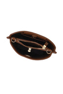 Woman Brown Long-Strap Shoulder Bag | Derimod Woman Brown Long-Strap Shoulder Bag | Derimod