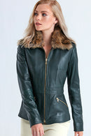 Karen Kadın Deri Ceket | Derimod Karen Kadın Deri Ceket | Derimod