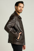 HENRY MEN'S LEATHER JACKET | Derimod HENRY MEN'S LEATHER JACKET | Derimod