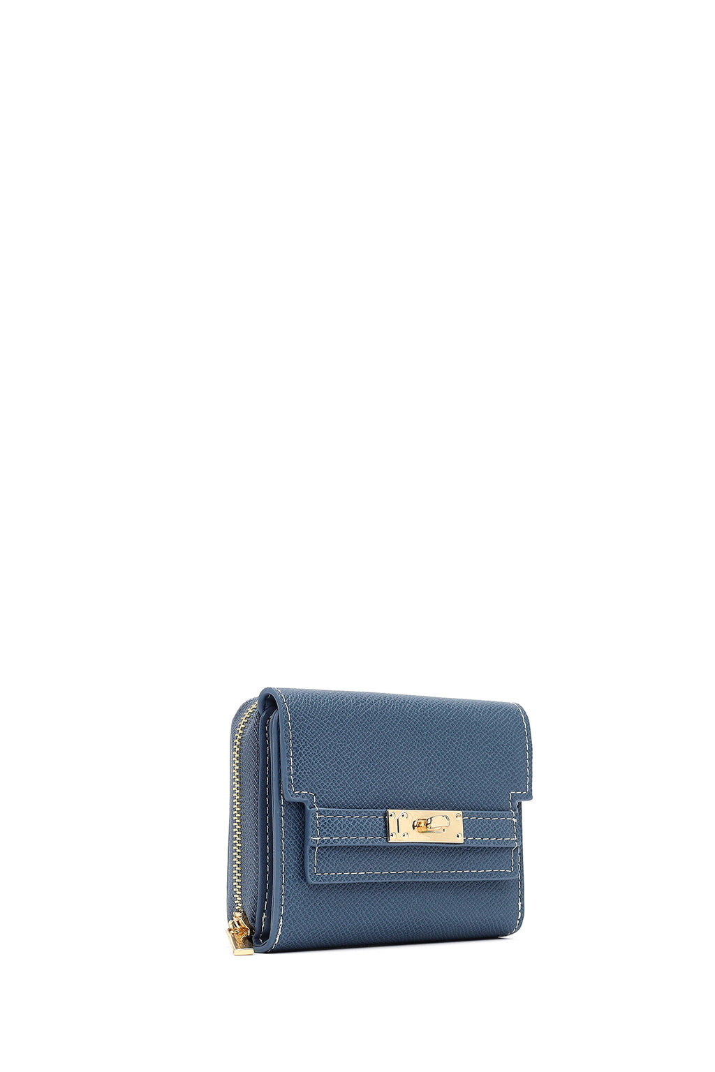 Kadın Mavi Baskılı Cüzdan