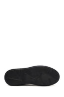 Erkek Siyah Bağcıklı Deri Sneaker | Derimod Erkek Siyah Bağcıklı Deri Sneaker | Derimod