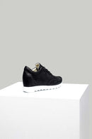 Dolgu Topuklu Kadın Deri Spor Ayakkabı | Derimod Dolgu Topuklu Kadın Deri Spor Ayakkabı | Derimod