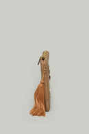 Beige Knitted Fabric Women's Portfolio | Derimod Beige Knitted Fabric Women's Portfolio | Derimod