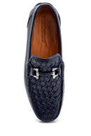 Men's Leather Knit Detailed Loafer | Derimod Men's Leather Knit Detailed Loafer | Derimod