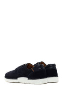 Men's Navy Blue Lace-up Leather Casual Shoes | Derimod Men's Navy Blue Lace-up Leather Casual Shoes | Derimod