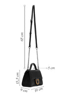 Women's Black Long Strap Handbag | Derimod Women's Black Long Strap Handbag | Derimod