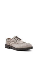 Men's Mink Lace-Up Suede Leather Casual Shoes | Derimod Men's Mink Lace-Up Suede Leather Casual Shoes | Derimod