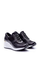 Kadın Yüksek Tabanlı Sneaker | Derimod Kadın Yüksek Tabanlı Sneaker | Derimod