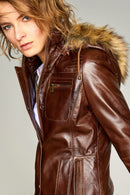 Elena Kadın Deri Ceket | Derimod Elena Kadın Deri Ceket | Derimod