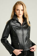 Martha Kadın Deri Ceket | Derimod Martha Kadın Deri Ceket | Derimod