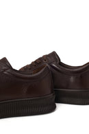 Erkek Kahverengi Bağcıklı Kalın Tabanlı Süet Deri Sneaker | Derimod Erkek Kahverengi Bağcıklı Kalın Tabanlı Süet Deri Sneaker | Derimod