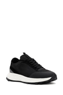 Derimod Zero Erkek Siyah Bağcıklı Kalın Tabanlı Kumaş Sneaker | Derimod Derimod Zero Erkek Siyah Bağcıklı Kalın Tabanlı Kumaş Sneaker | Derimod