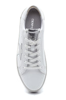 Kadın Deri Yıldız Detaylı Sneaker | Derimod Kadın Deri Yıldız Detaylı Sneaker | Derimod