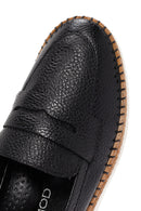 Kadın Siyah Deri Comfort Loafer | Derimod Kadın Siyah Deri Comfort Loafer | Derimod