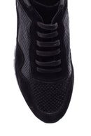 Erkek Süet Detaylı Deri Sneaker | Derimod Erkek Süet Detaylı Deri Sneaker | Derimod