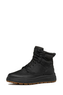 Geox Erkek Siyah Granito + Grip Abx Bağcıklı Waterproof Deri Casual Bot | Derimod Geox Erkek Siyah Granito + Grip Abx Bağcıklı Waterproof Deri Casual Bot | Derimod