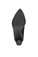 Geox Women's Black Walk Pleasure Heeled Leather Shoes | Derimod Geox Women's Black Walk Pleasure Heeled Leather Shoes | Derimod