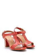 Women's Thick Heeled Sandals | Derimod Women's Thick Heeled Sandals | Derimod