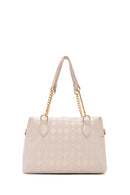 Women's Cream Long Strap Shoulder Bag | Derimod Women's Cream Long Strap Shoulder Bag | Derimod
