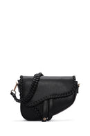Women's Black Long Strap Shoulder Bag | Derimod Women's Black Long Strap Shoulder Bag | Derimod