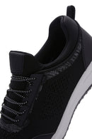 Derimod Zero Men's Black Lace-Up Thick Soled Fabric Sneaker | Derimod Derimod Zero Men's Black Lace-Up Thick Soled Fabric Sneaker | Derimod