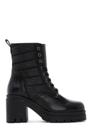Women's Black Thick Heeled Boots | Derimod Women's Black Thick Heeled Boots | Derimod