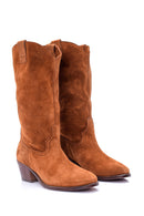 Women's Suede Leather Boots | Derimod Women's Suede Leather Boots | Derimod