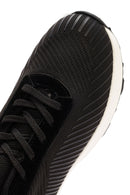 Derimod Zero Men's Black Lace-Up Thick Soled Fabric Sneaker | Derimod Derimod Zero Men's Black Lace-Up Thick Soled Fabric Sneaker | Derimod