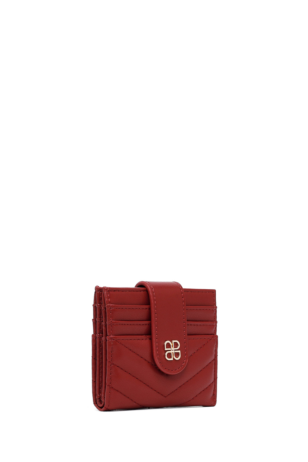 Kadın Bordo Kapitone Kartlık
