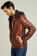 Lebron Erkek Deri Ceket | Derimod Lebron Erkek Deri Ceket | Derimod