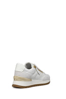 Geox Women's White Desya Lace-Up Leather Sneaker | Derimod Geox Women's White Desya Lace-Up Leather Sneaker | Derimod